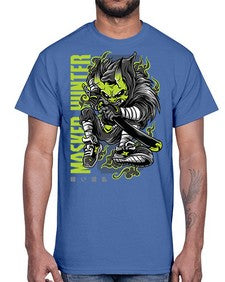 masked hunter 924#- art pop art- Cotton Tee
