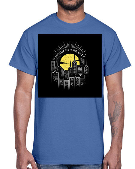 mooninthecity 2#- moon- Cotton Tee