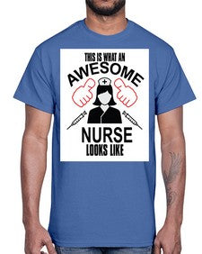 nurse tshirt 1218#- nurse- Cotton Tee