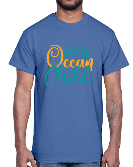 ocean child Style 87#- summer- Cotton Tee