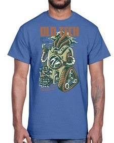 old tech 967#- art pop art- Cotton Tee
