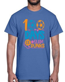 one hundred days of slam dunks 576#- one hundred days- Cotton Tee