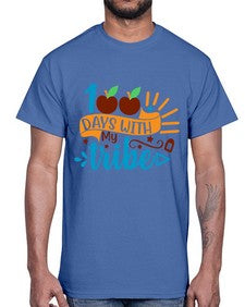 one hundred days with my tribe 588#- one hundred days- Cotton Tee