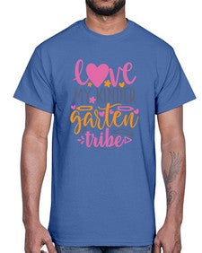 one hundred love my kinder garten tribe 593#- one hundred days- Cotton Tee