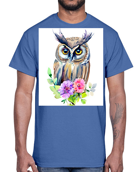 owl 11#- owl- Cotton Tee