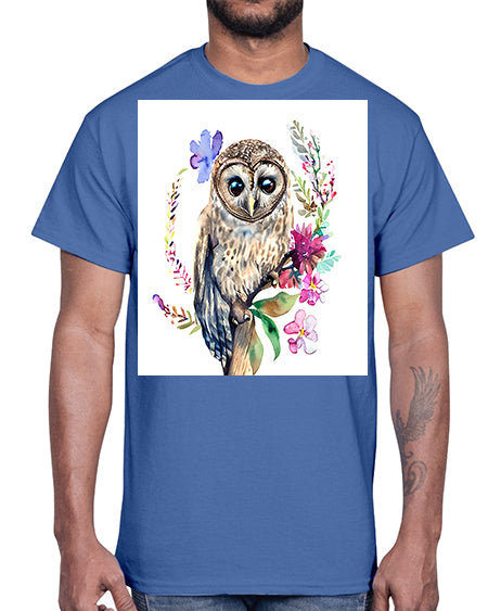 owl 12#- owl- Cotton Tee