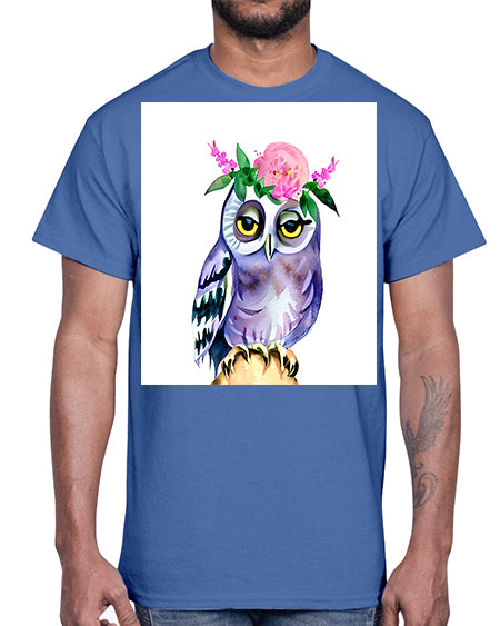 owl 15#- owl- Cotton Tee
