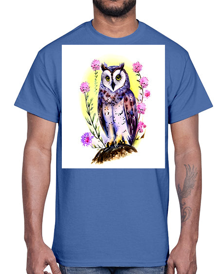 owl 18#- owl- Cotton Tee