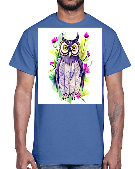 owl 23#- owl- Cotton Tee