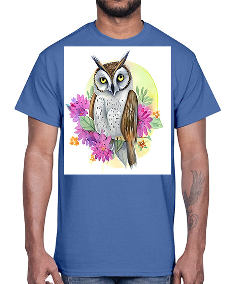 owl 24#- owl- Cotton Tee