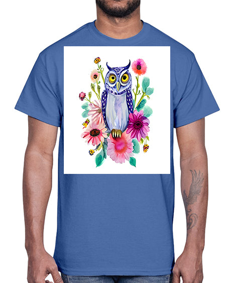 owl 25#- owl- Cotton Tee