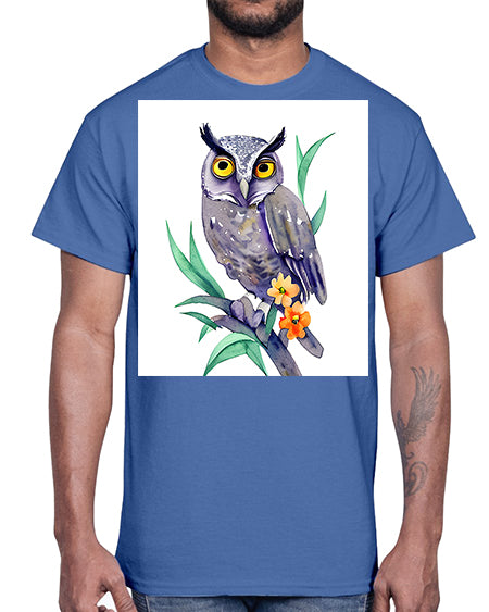 owl 28#- owl- Cotton Tee
