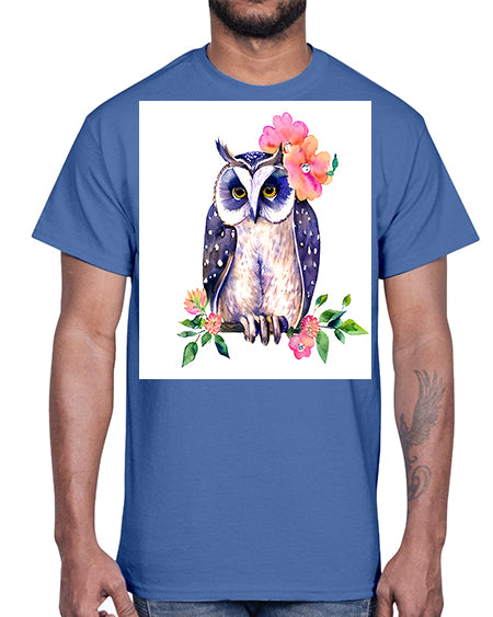 owl 2#- owl- Cotton Tee
