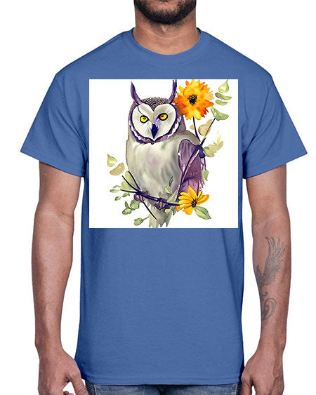owl 4#- owl- Cotton Tee