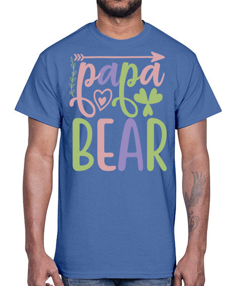 papa bear 207#- bears - animals- Cotton Tee