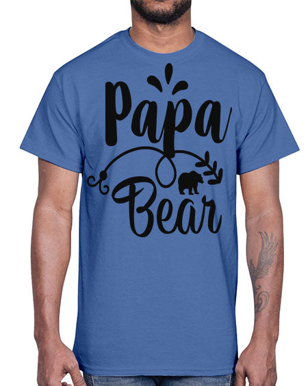 papa bear 215#- bears - animals- Cotton Tee