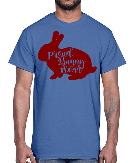 proud bunny mom- rabbit- Cotton Tee