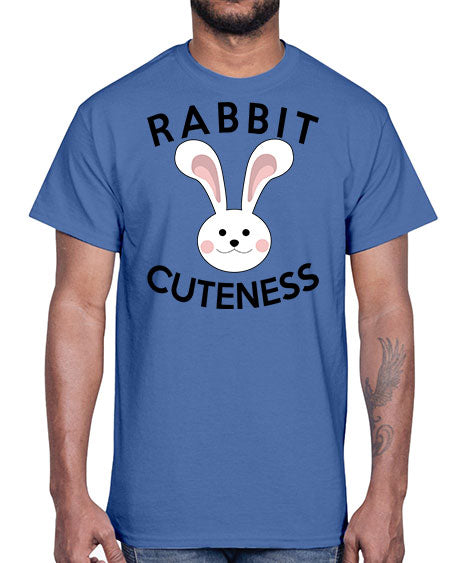 rabbit cuteness- rabbit- Cotton Tee
