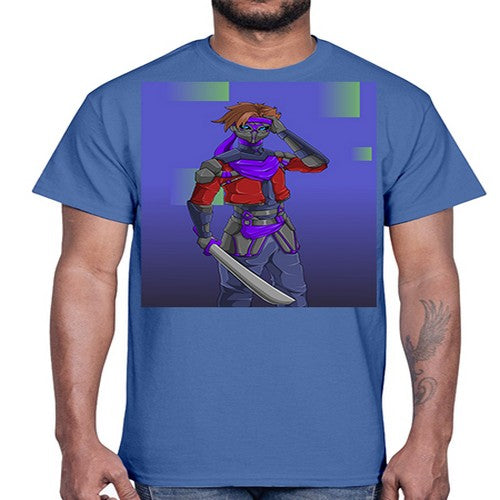 robber bring knife156#- anime- Cotton Tee