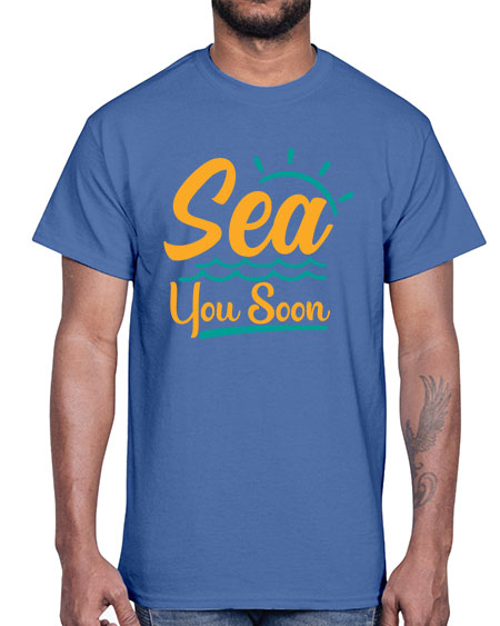 sea you soon Style 76#- summer- Cotton Tee