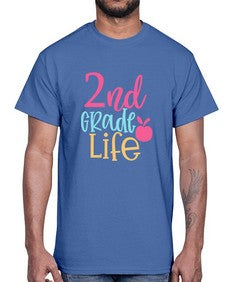 second grade design 811#- second grade- Cotton Tee