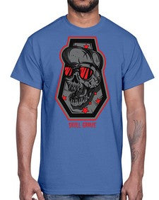 skull grave 1056#- art pop art- Cotton Tee