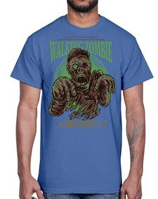 source walking zombie 1103#- art pop art- Cotton Tee