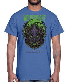 source wolves night 1104#- art pop art- Cotton Tee