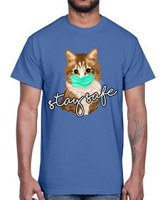 stay safe 1114#- art pop art- Cotton Tee