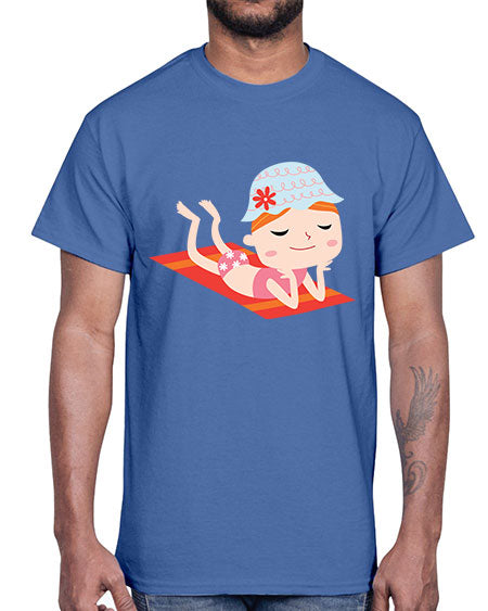 summer characters 59#- summer- Cotton Tee
