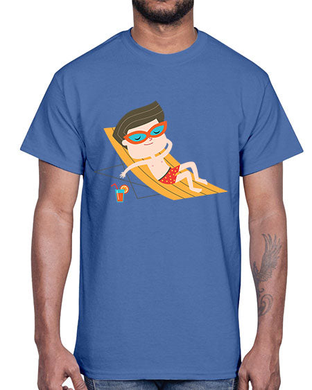 summer characters 62#- summer- Cotton Tee