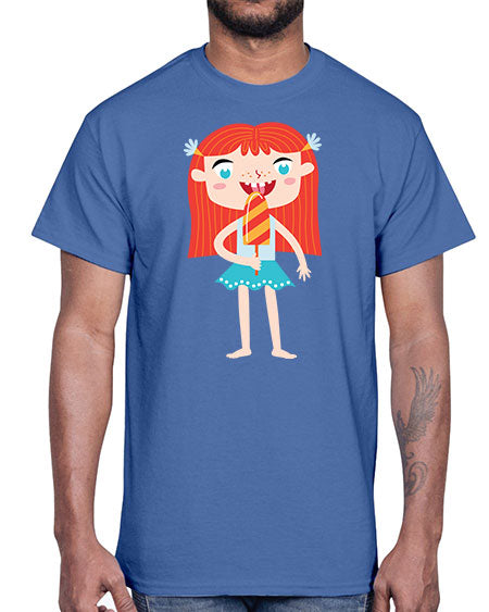 summer characters 64#- summer- Cotton Tee