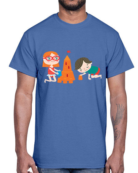 summer characters 66#- summer- Cotton Tee