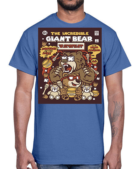 the incredible bear 271#- bears - animals- Cotton Tee