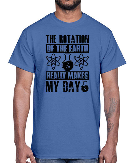 the rotation of the earth really makes my day 11#- nature- Cotton Tee