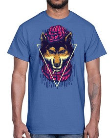 the wolves 1157#- art pop art- Cotton Tee