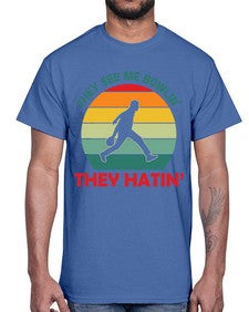 they see me bowlin they 916#- bowling- Cotton Tee