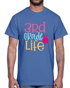 third grade life design 966#- third grade- Cotton Tee