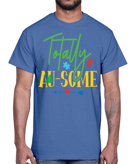 totally ausome Style 1#- autism- Cotton Tee
