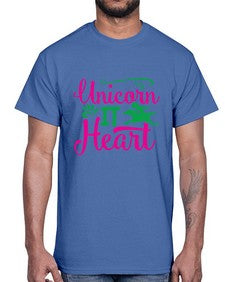 unicorn it heart 467#- unicorn- Cotton Tee