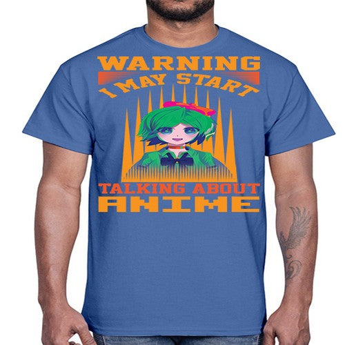 warning i may start talking about anime286#- anime- Cotton Tee