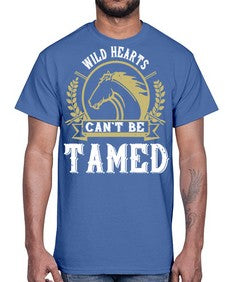 wild hearts can’t be tamed Style 11#- horse- Cotton Tee