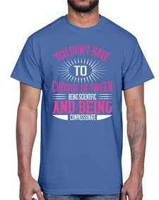 you dont have to choose between 503#- vegan- Cotton Tee