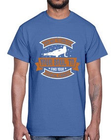 you have to stretch your soul to find your potential strength  654#- yoga- Cotton Tee