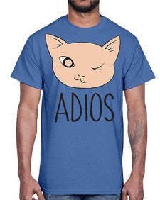 Adios- cats- Cotton Tee