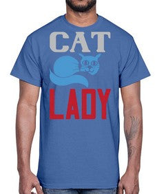 cat lady Style 31#- cats- Cotton Tee
