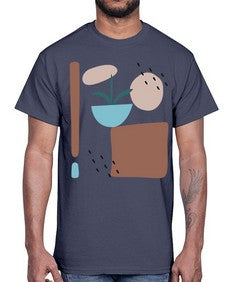 Abstract Shape 189#- art pop art- Cotton Tee
