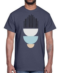 Abstract Shape 190#- art pop art- Cotton Tee