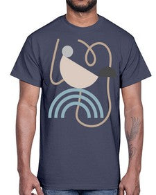 Abstract Shape 193#- art pop art- Cotton Tee