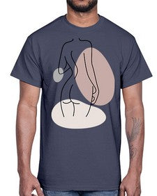 Abstract Shape 195#- art pop art- Cotton Tee